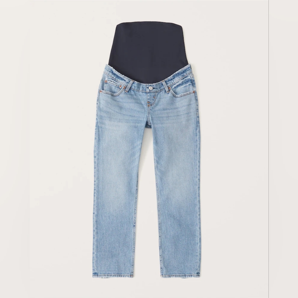 Abercrombie Maternity Ankle Straight Jeans
